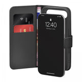 Puro iPhone Air Etui Wallet Stand Sort