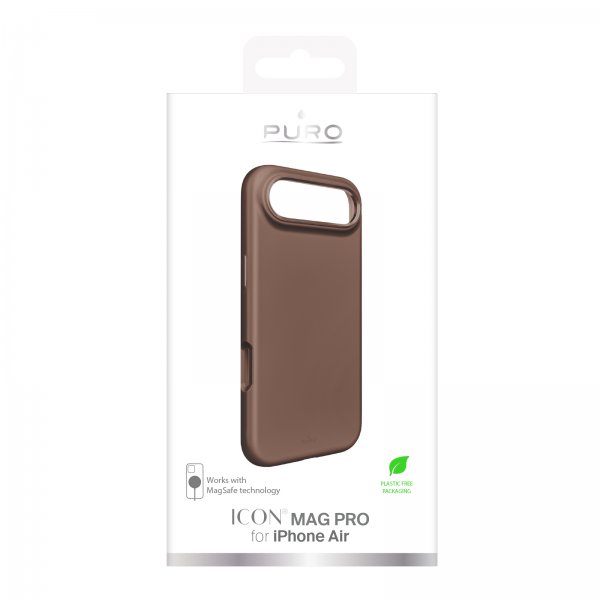 Puro iPhone Air Cover ICON Mag Pro Brun