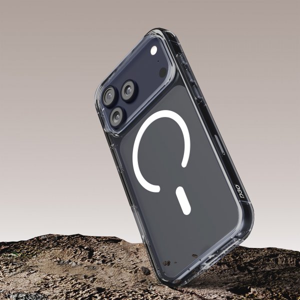 Puro iPhone 17 Pro Cover Impact Clear D3O MagSafe Gennemsigtig