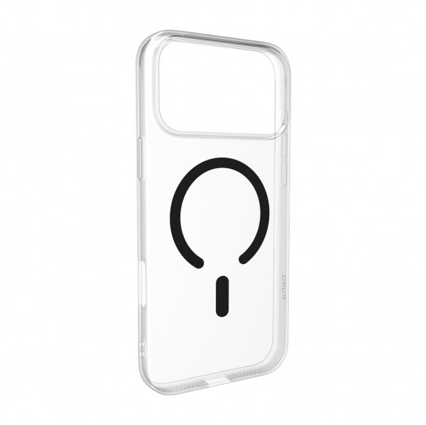 Puro iPhone 17 Pro Cover Lite Mag Transparent Sort