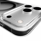 Puro iPhone 17 Pro Cover Lite Mag Transparent Grå