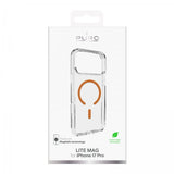 Puro iPhone 17 Pro Cover Lite Mag Transparent Orange