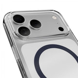 Puro iPhone 17 Pro Max Cover Lite Mag Transparent Blå