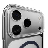 Puro iPhone 17 Pro Max Cover Lite Mag Transparent Blå