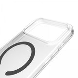 Puro iPhone 17 Pro Max Cover Lite Mag Transparent Grå