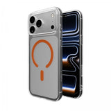 Puro iPhone 17 Pro Max Cover Lite Mag Transparent Orange