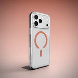Puro iPhone 17 Pro Max Cover Lite Mag Transparent Orange
