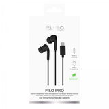 Puro Trådede Høretelefoner Filo Pro USB-C Sort