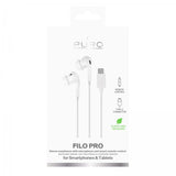 Puro Trådede Høretelefoner Filo Pro USB-C Hvid