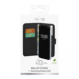 Puro Samsung Galaxy A35 Cover Wallet Stand Sort