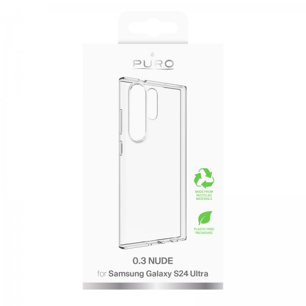 Puro Samsung Galaxy S24 Ultra Cover Nude Transparent