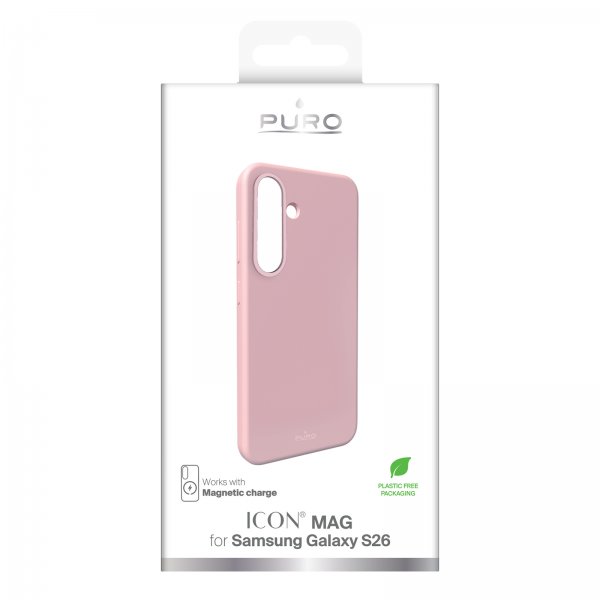 Puro Samsung Galaxy S26 Cover ICON Mag Pro Pink