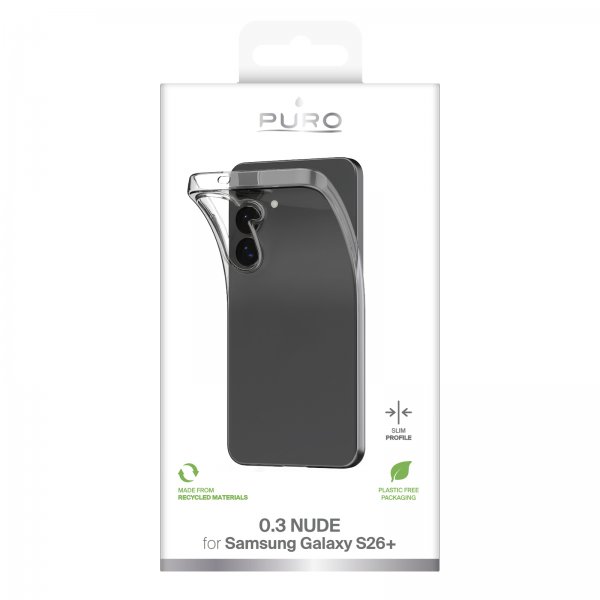 Puro Samsung Galaxy S26 Plus Cover Nude Transparent