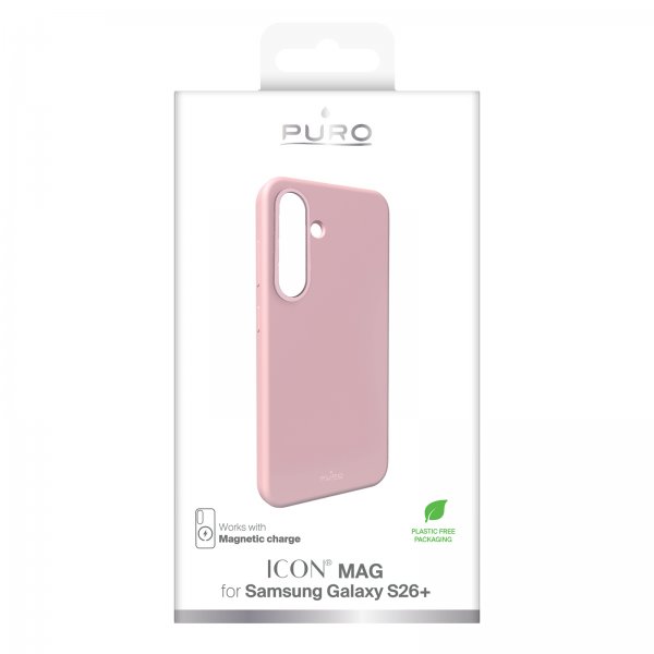 Puro Samsung Galaxy S26 Plus Cover ICON Mag Pro Rosa