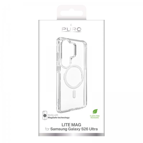 Puro Samsung Galaxy S26 Ultra Cover Lite Mag Transparent