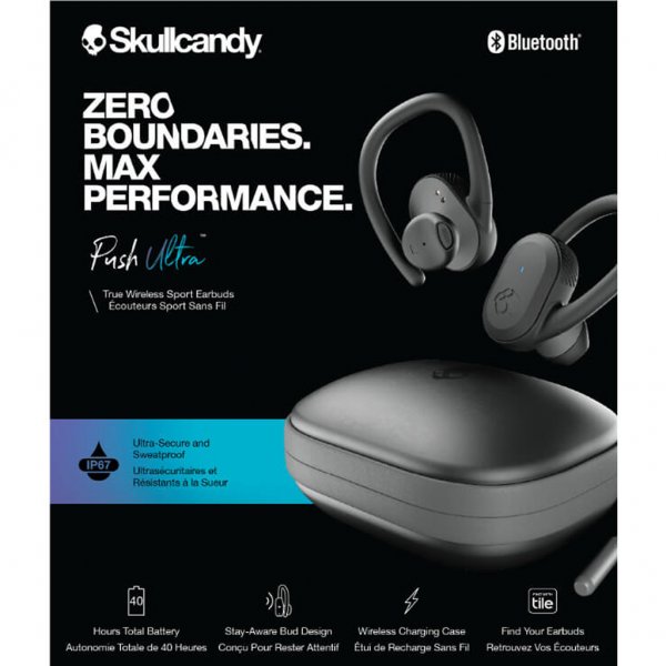 Skullcandy Push Ultra Hovedtelefoner In-Ear True Wireless Sort