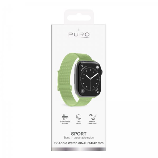 Puro Apple Watch 38/40/41/42mm Rem Sport Strap Salted Lime