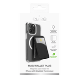 Puro MagSafe Kortholder Mag Wallet Plus Sort