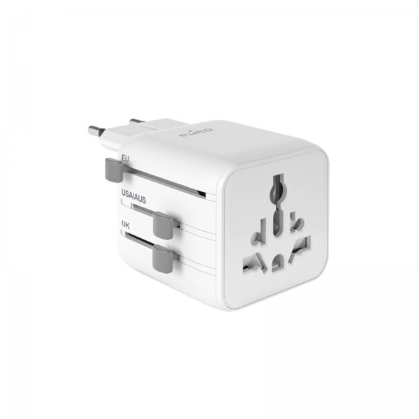 Puro Rejseadapter Pro Travel Hvid