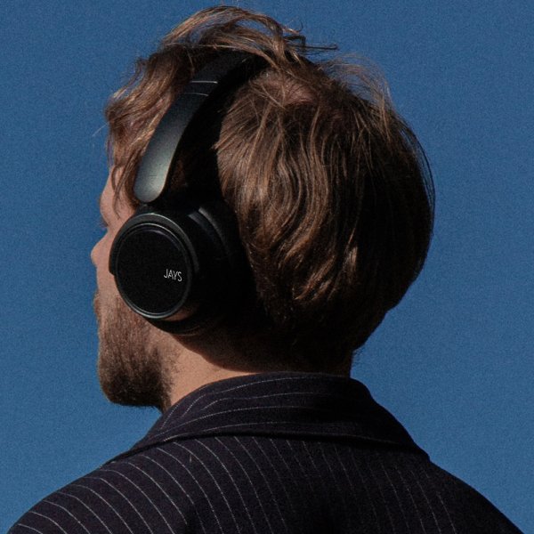 Jays q-Nine ANC Trådløse Hovedtelefoner Sort