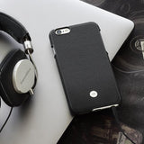 Just Mobile iPhone 6/6s Plus Cover Quattro Back Læder Sort