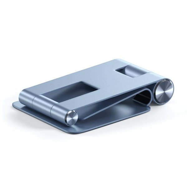 Satechi R1 Aluminium Hængslet Holder Foldbart Stativ Blå