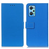 Realme GT Neo 2 Etui Litchi Blå