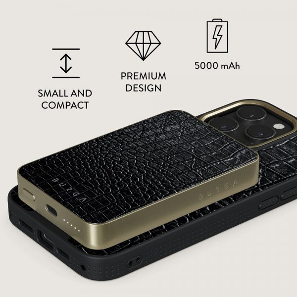 Burga Powerbank MagSafe 5000 mAh Reaper's Touch Gold