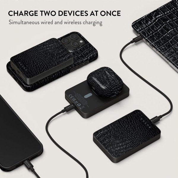 Burga Powerbank MagSafe 5000 mAh Reaper's Touch Metalgrå