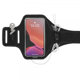 Streetz Reflective Sports Armbånd Slim Sort