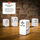 Fast Rejselader Voyager World Adapter 85W