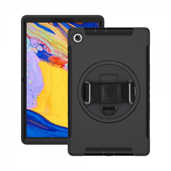 Armor-X Lenovo Tab M10 Plus TB-X606F Cover Regntæt Robust Etui Håndstrop Kickstand