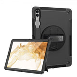 Armor-X Samsung Galaxy Tab S9 FE Plus Cover Vandafvisende Robust Etui Håndrem Kickstand