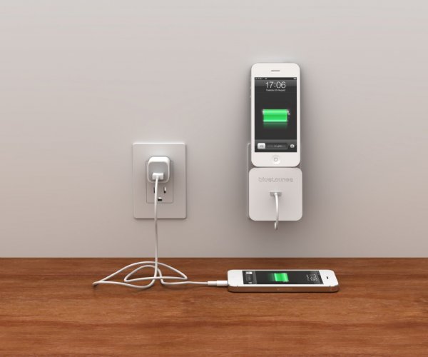 Bluelounge Rolio Ladestation Lightning Hvid