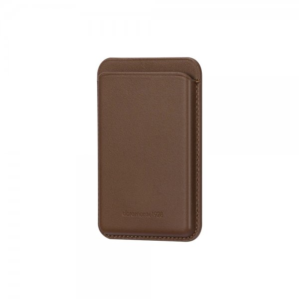 dbramante1928 Kortholder Læderpung MagSafe Dark Tan