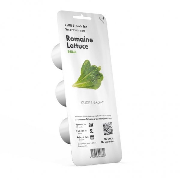 Click and Grow Smart Garden Refill 3-pak – Romainesalat