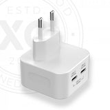 Xqisit Oplader 35W 2xUSB-C GaN Vægoplader