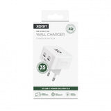 Xqisit Oplader 35W 2xUSB-C GaN Vægoplader