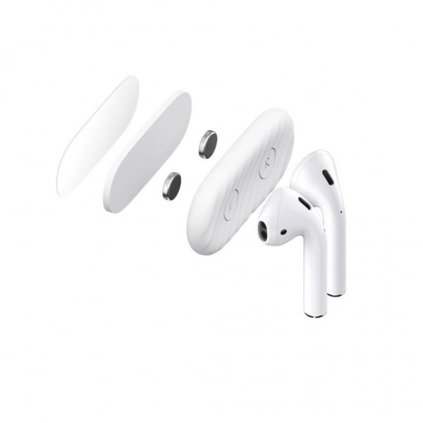 KeyBudz AirDockz Magnetisk holder til AirPods Hvid