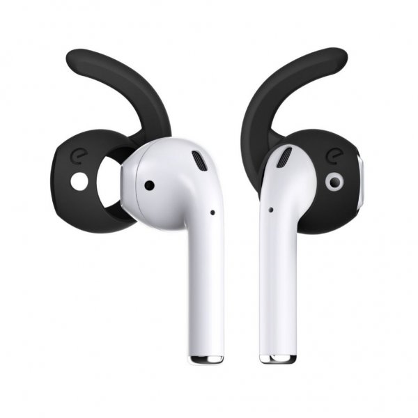 KeyBudz EarBuddyz Ear Hooks til AirPods og EarPods Sort