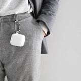 KeyBudz AirPods (1/2) Skal PodSkinz KeyChain Series Hvid