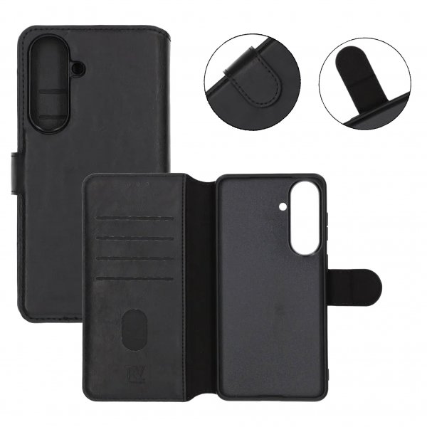 Rvelon Samsung Galaxy S26 Plus Cover 4 Kortrum Aftageligt Cover Sort