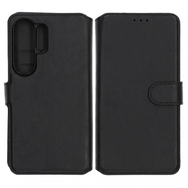 Rvelon Samsung Galaxy S26 Ultra Etui 4 Kortlommer Aftageligt Cover Sort