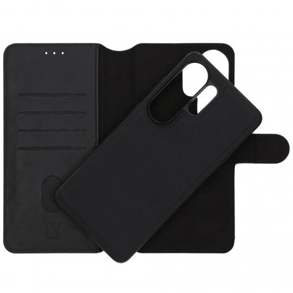 Rvelon Samsung Galaxy S26 Ultra Etui 4 Kortlommer Aftageligt Cover Sort