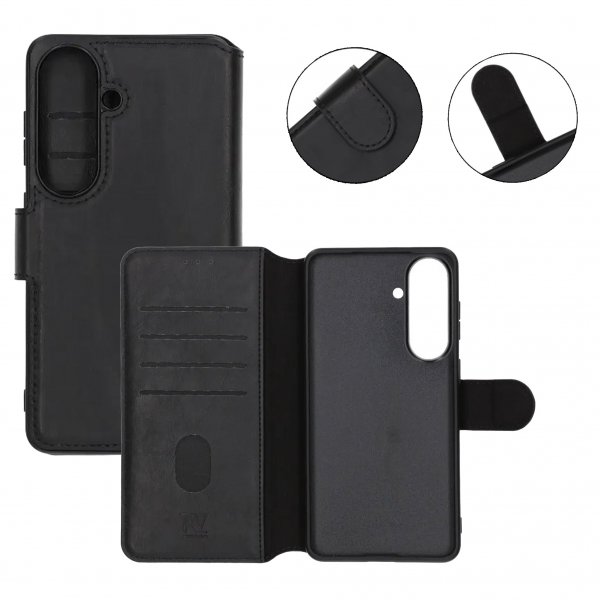 Rvelon Samsung Galaxy S26 Etui 4 Kortlommer Sort