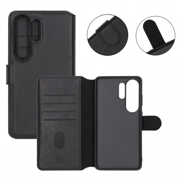 Rvelon Samsung Galaxy S26 Ultra Etui 4 Kortlommer Sort