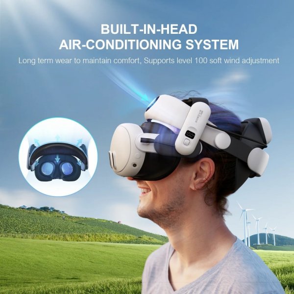 BoboVR S3 Pro Meta Quest 3 VR Headset batteripakke