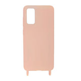 Samsung Galaxy S20 Cover Silikone med Halsrem Rosa