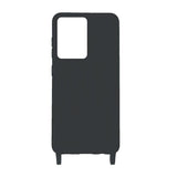 Samsung Galaxy S20 Ultra Silikone Cover med Halskæde Sort