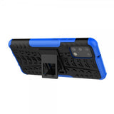 Samsung Galaxy A02s Cover Dækmønster Stativfunktion Blå